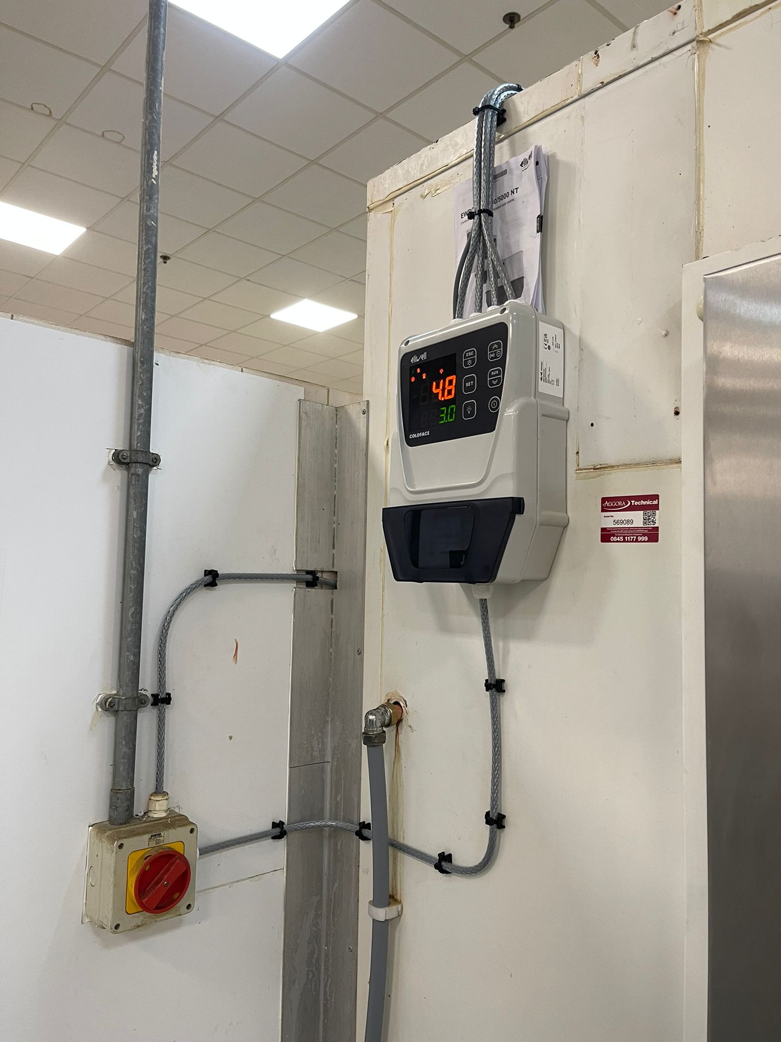 Eliwell Coldface controller fit